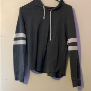 West coast love cropped hoodie